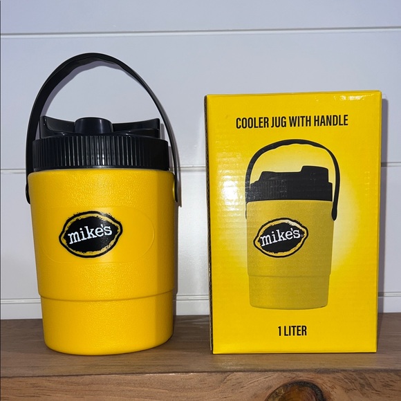 mike’s hard lemonade Other - NIB - Mike's Hard Lemonade Yellow Cooler Jug with Handle